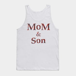 Mon and son in wax fabric Tank Top